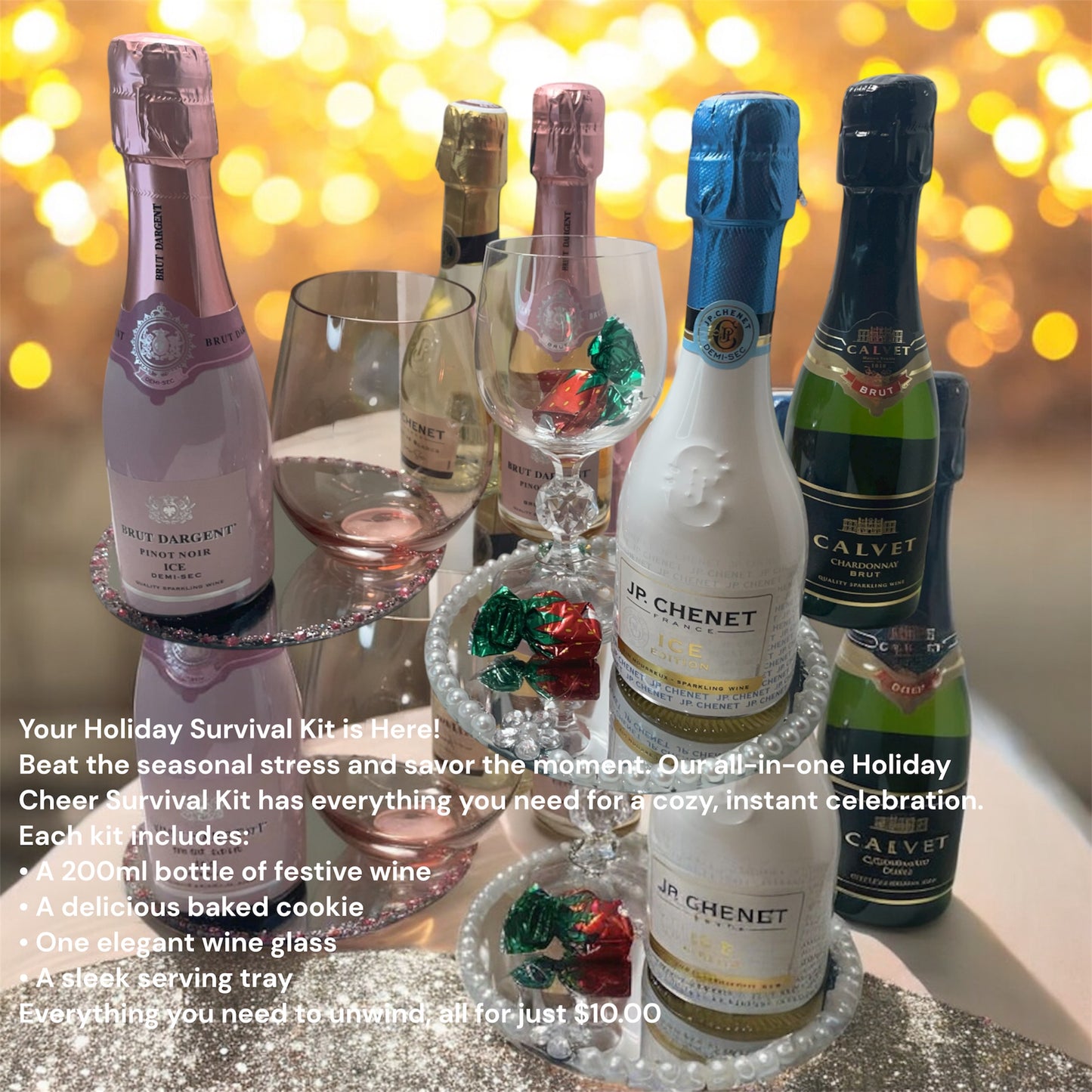 Holiday cheer survival kit