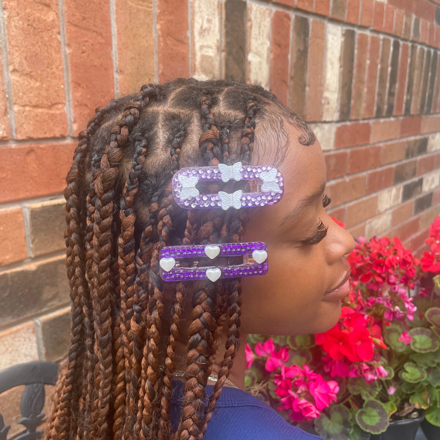 Custom Resin Hair Clips