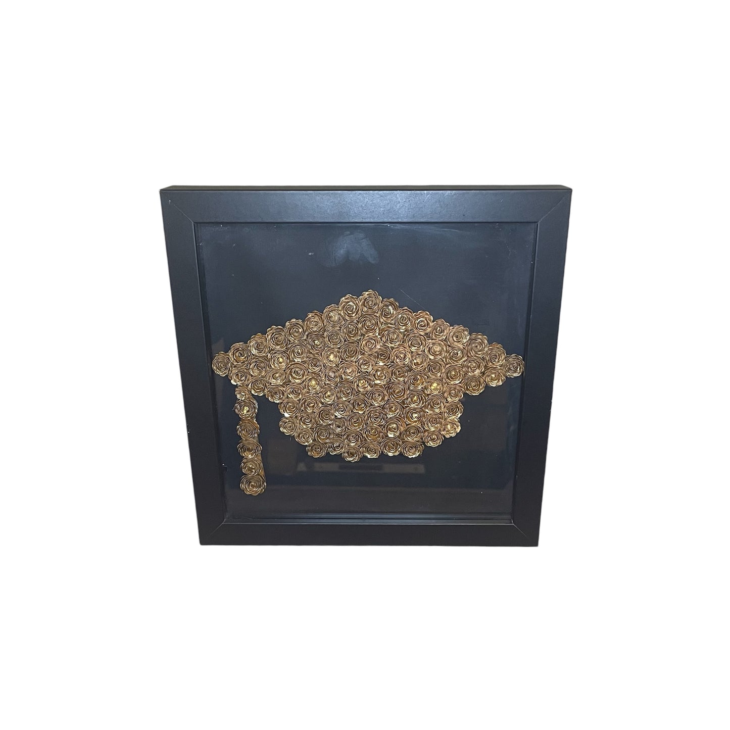 Custom Flower Shadow Box (8x8)