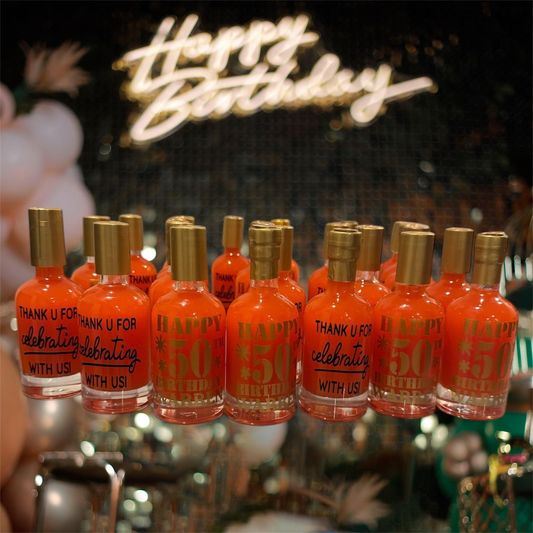 Small Glass Liquor Bottles (24 bottles)